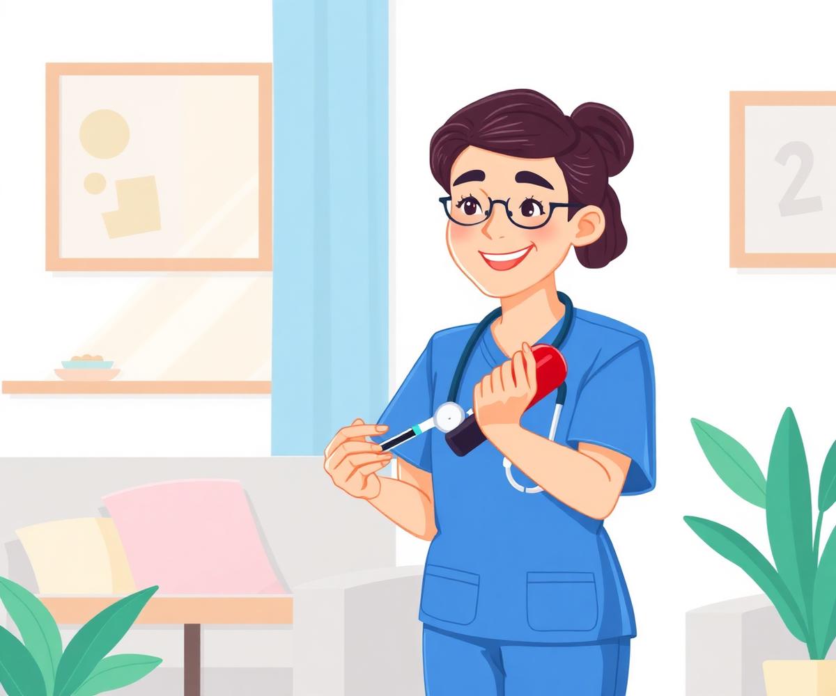 Universe Path Lab professional collecting a blood sample at home